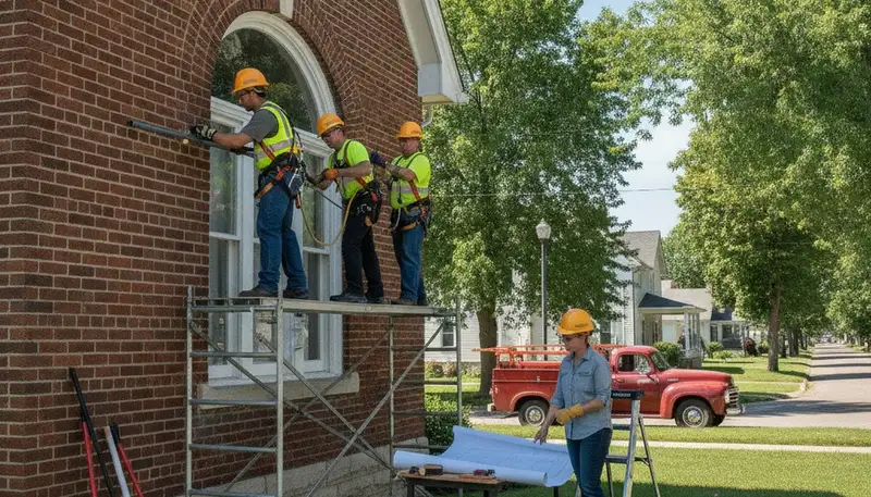 Des Moines, IA plumbing repair service truck for emergency pipe and leak repairs