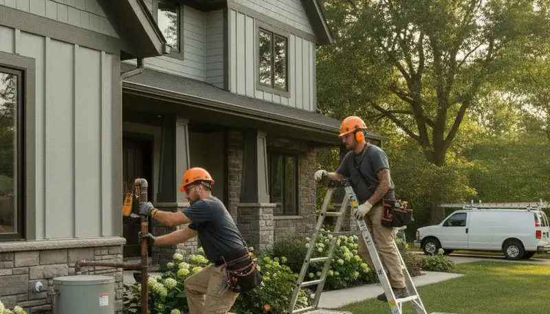 Plumbing repair service in Des Moines, IA for residential and commercial plumbing issues