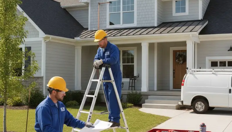Plumber repairing pipes in Des Moines, IA for residential plumbing service