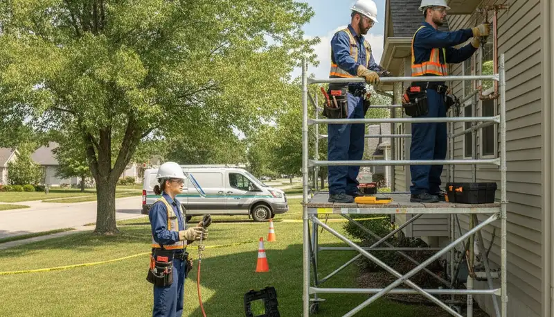 Plumbing repair service in Des Moines, IA for residential leak and pipe fix appointments