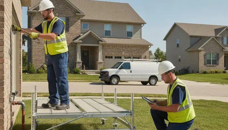 Plumber repairing a sink in Des Moines, IA for plumbing repair service