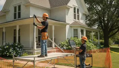 Professional plumber repairing a pipe in Des Moines, IA for plumbing repair service