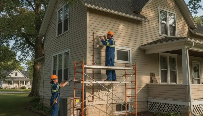 Des Moines, IA plumber repairing a leaking pipe for residential plumbing service