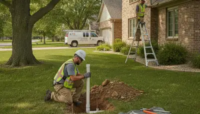 Plumbing repair service in Des Moines, IA for residential and commercial pipes, drains, and leaks