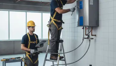 Tankless water heater service for Des Moines, IA homes by On Call Plumbers