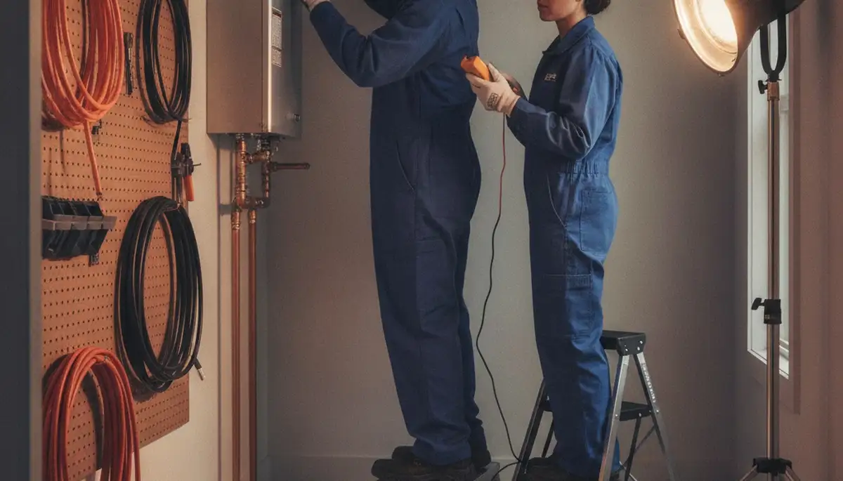 Tankless water heater service in Des Moines, IA by On Call Plumbers